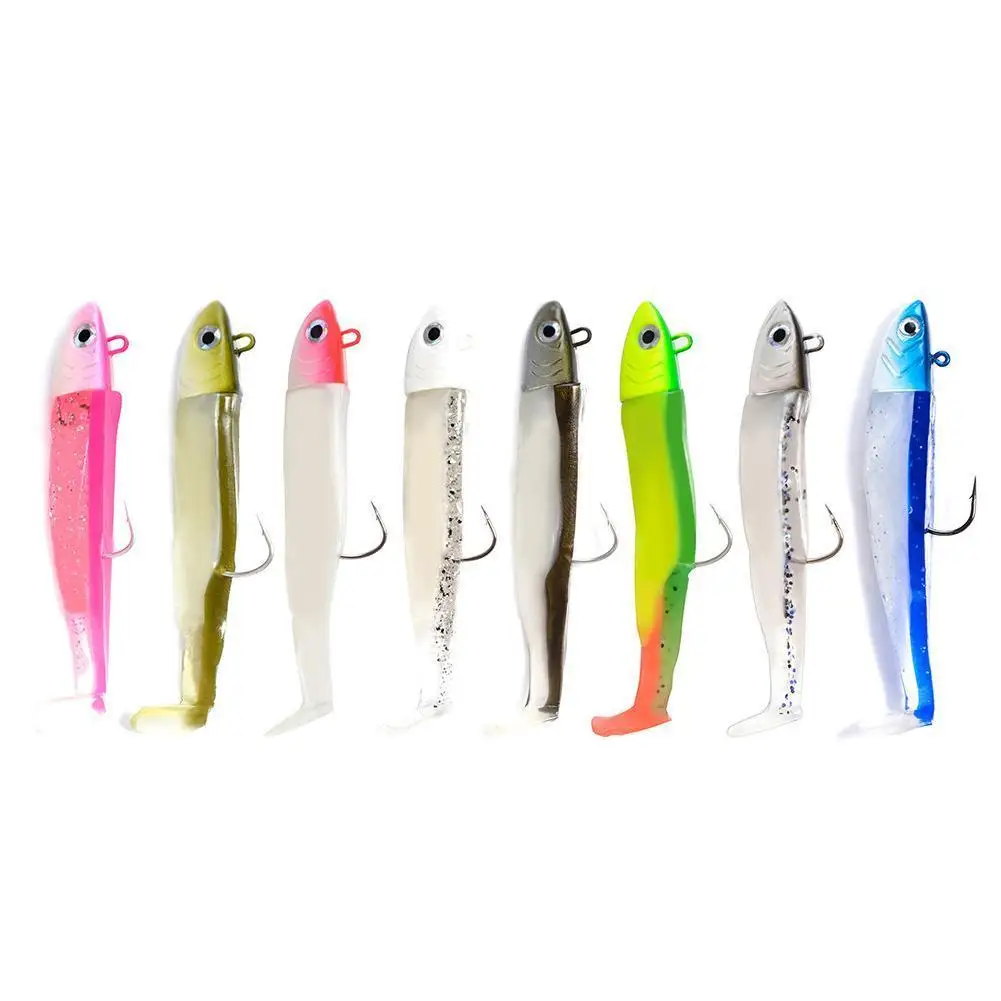 

Black Minnow Jig Head Fishing Lure Soft Pike Lure 5g/12g/ 25g Bass Fishing Shad Soft Bait Boat Code Seabass Bait