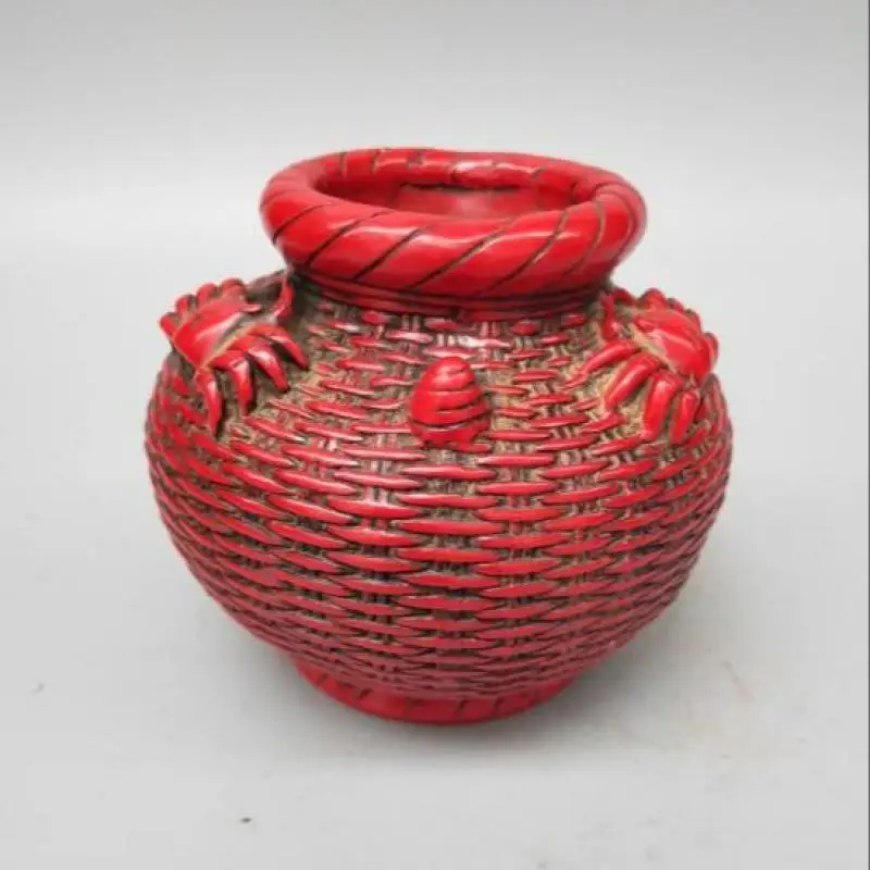 

Китайская старинная статуя краба из смолы