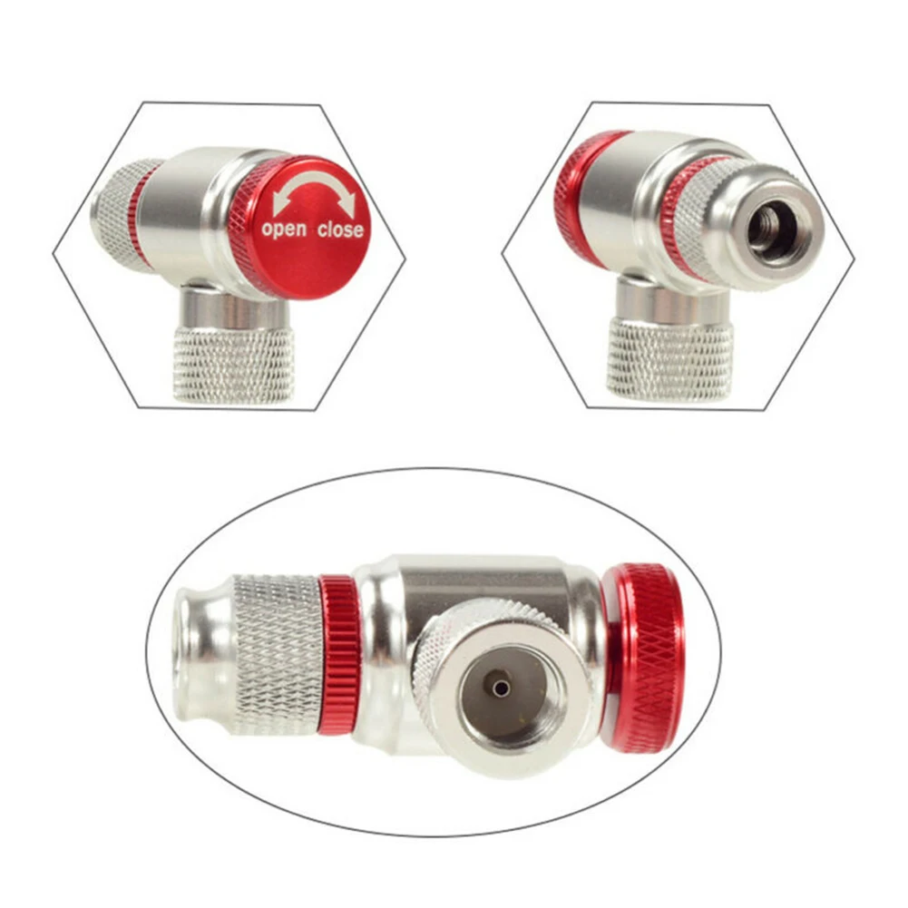 

CO2 Inflator Bikes Tire Presta And Schrader Valve Compatible Bike Tire Pump High Quality Practical And Durable