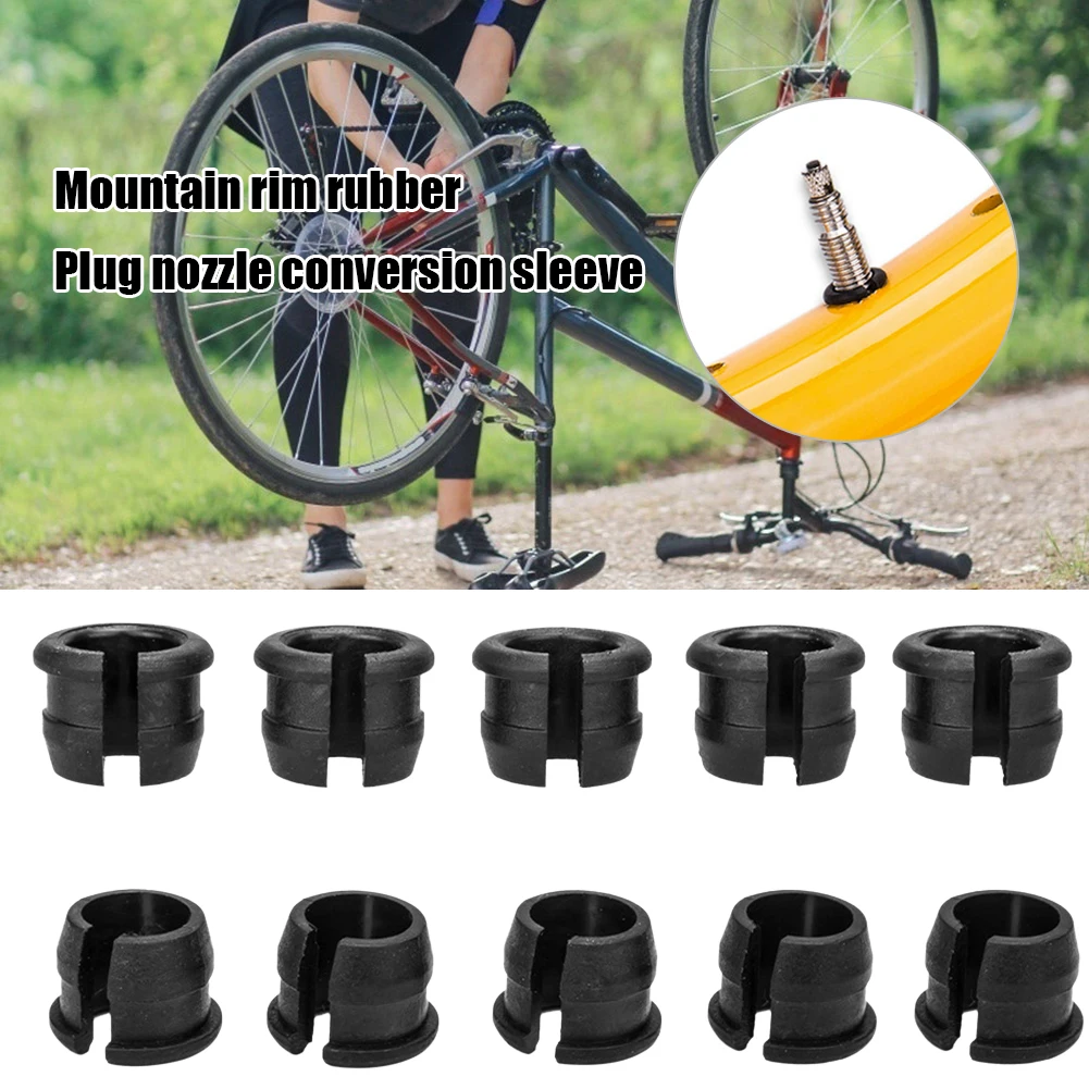 

2021 10pcs Bike American Valve Adapter Bike Accessories Convert To Presta Valve Inner Tube Adapters Conversion Set Bicycle Parts