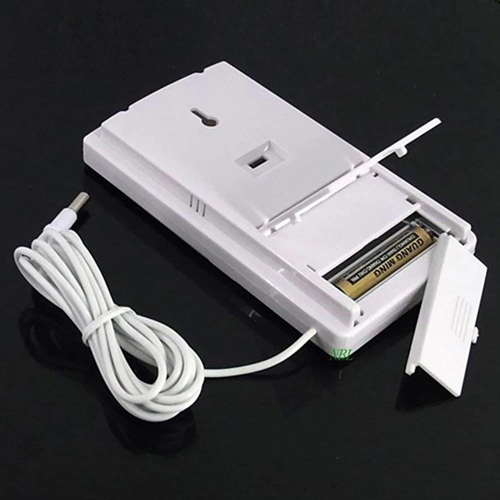 room electronic lcd max min thermometer digital indoor outdoor thermo temperature meter with probe sensor cable weather station free global shipping