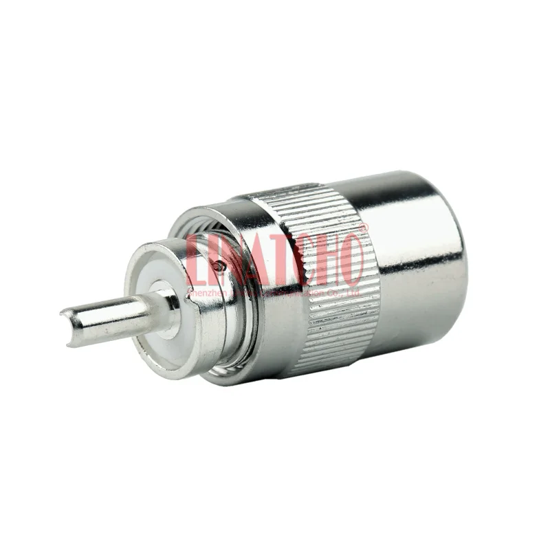 10 pcs sales RF RG213 RG214 RG8 LMR400 cable brass pl259 male M male UHF connector