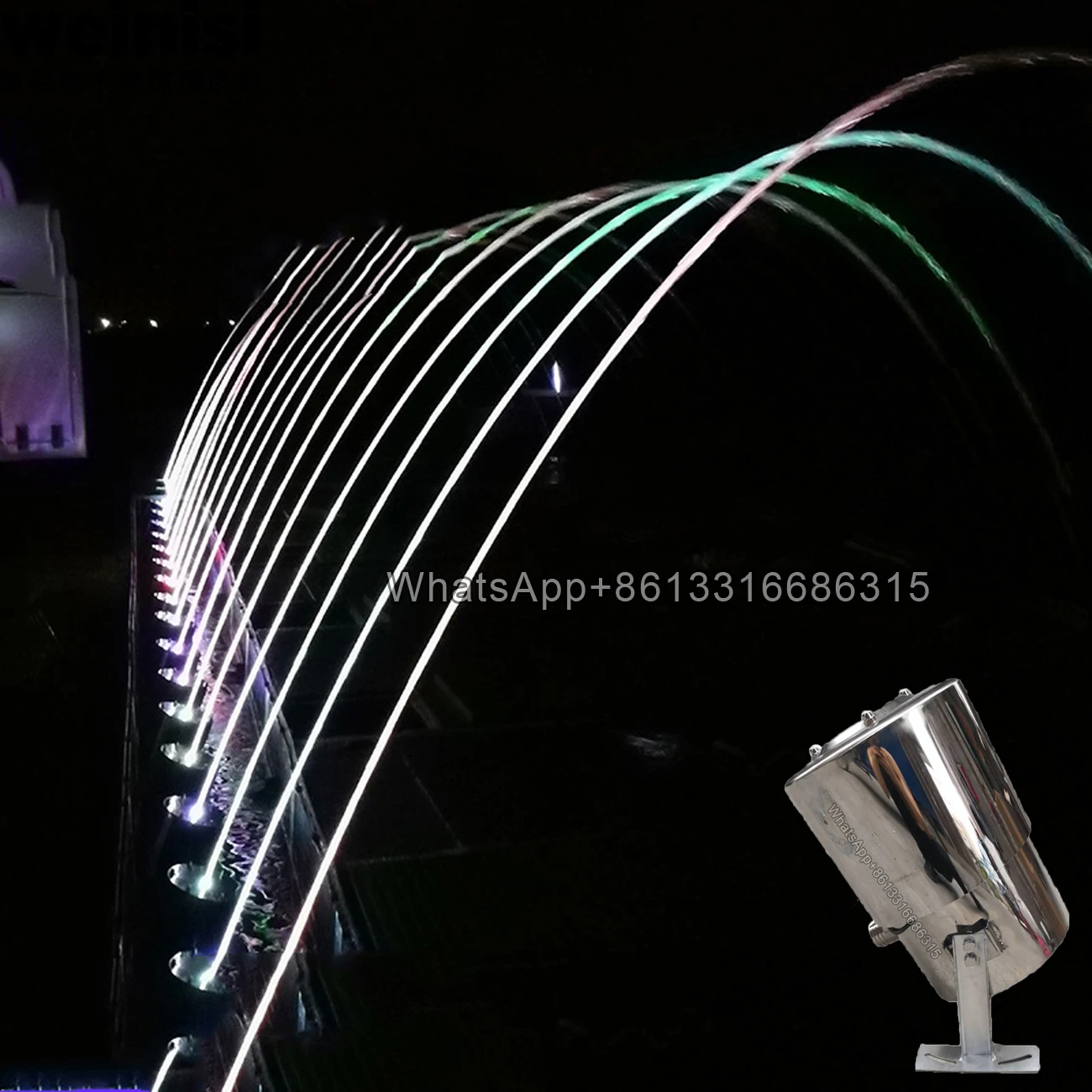 Waves jumping springs fountain nozzle customized various Dancing music fountains running water curtains | Дом и сад