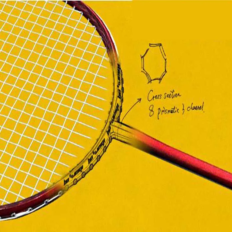 5U 100% Углеродные ракетки для бадминтона хорошее эластичное волокно