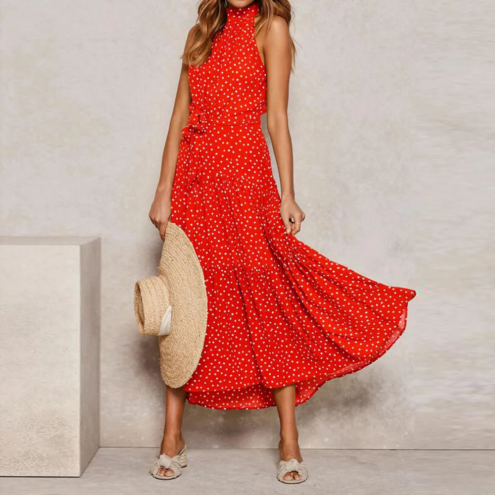 Богемное женское облегающее платье с цветочным принтом летнее сарафан без