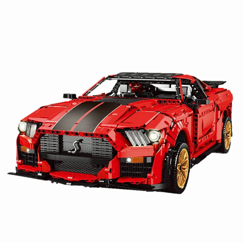 

Super 1:8 GT500 Scale Remote Fast Racing Car Model Building Blocks Bricks Technical Set Furious Toys For Children