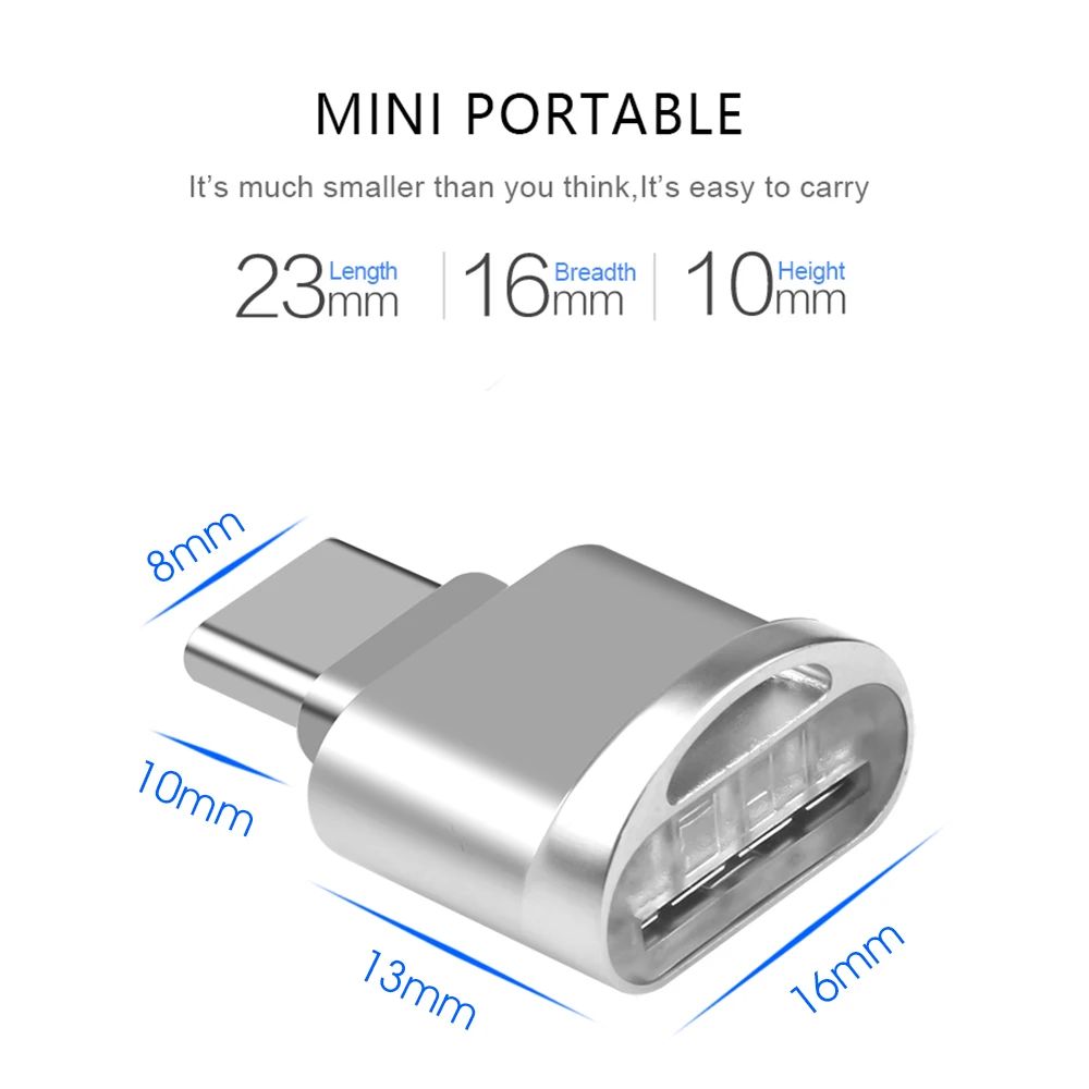 KEBIDU устройство для чтения карт памяти USB Type C Micro SD TF OTG адаптер Samsung Galaxy S8 Mini