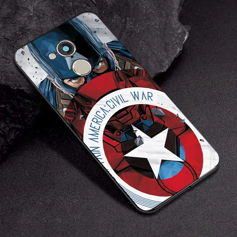 TPUBLK636 Чехол Marvel Heroes для huawei Honor 6A 5,", Мягкая Черная задняя крышка из ТПУ для huawei Honor 6A 6X 6C 6C Pro, чехол для телефона s Funda - Цвет: TPUBLK636