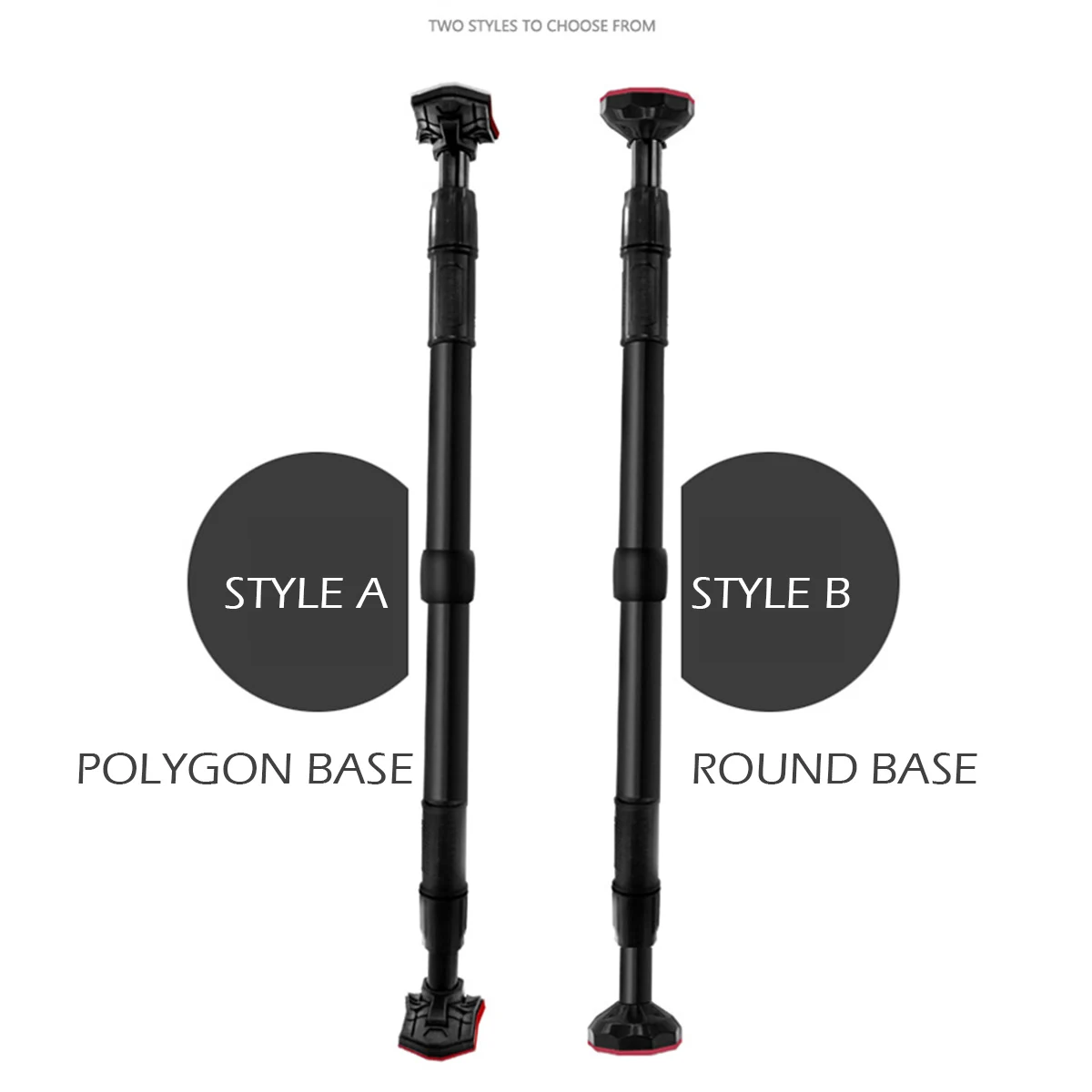 

200KG Door Horizontal Bar Adjustable Home Exercise Workout Safety Lock Chin-Up Pull Up Training Bar Gym Sport Fitness Equipments