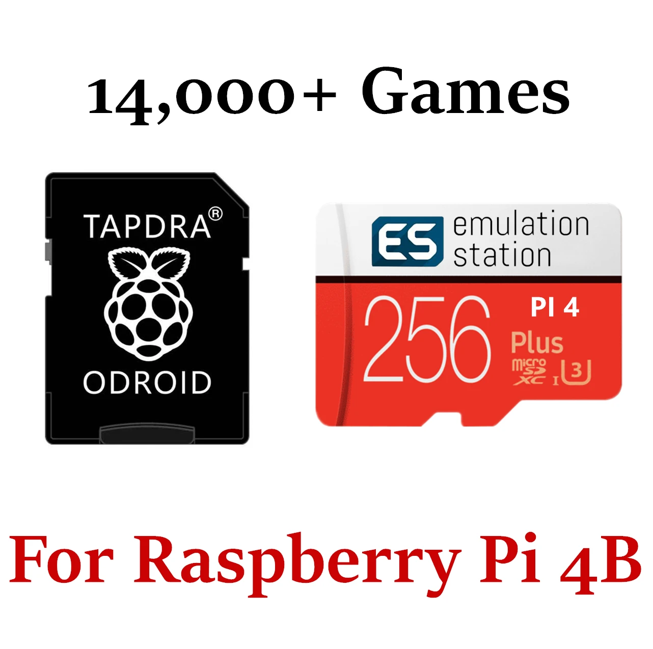 256 ГБ Micro SD карта Retropie эмуляция станция для Raspberry Pi 4 3D Boxart просмотр видео|Детали