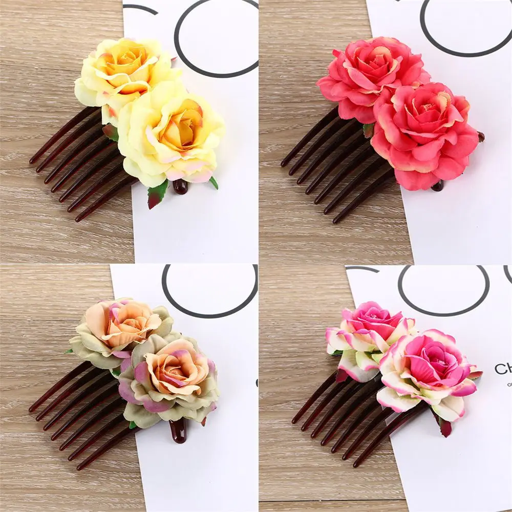 1 шт. розы гребни для свадебной моды ювелирные свадебные украшения ручной работы
