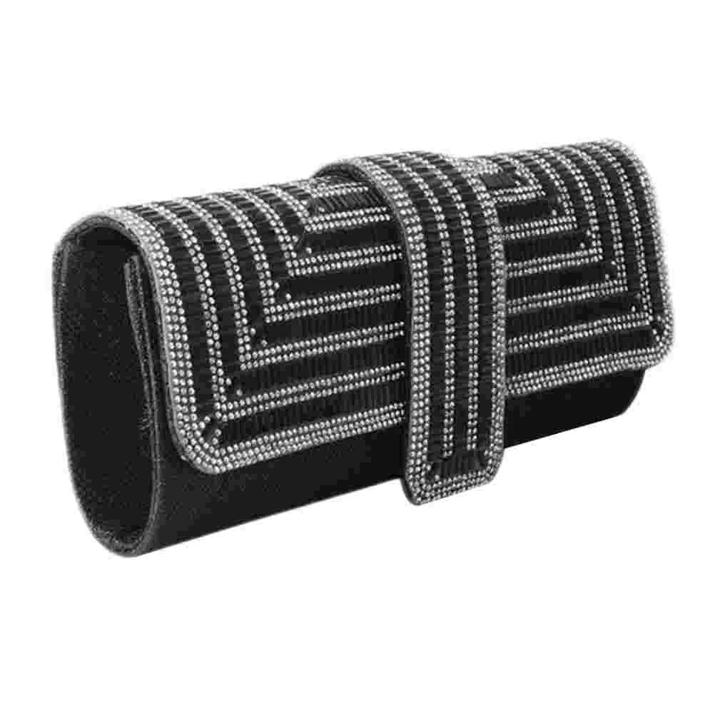 

1PC Rhinestone Inlaid Evening Bag Handbag Envelope Rhinestone Evening Clutch