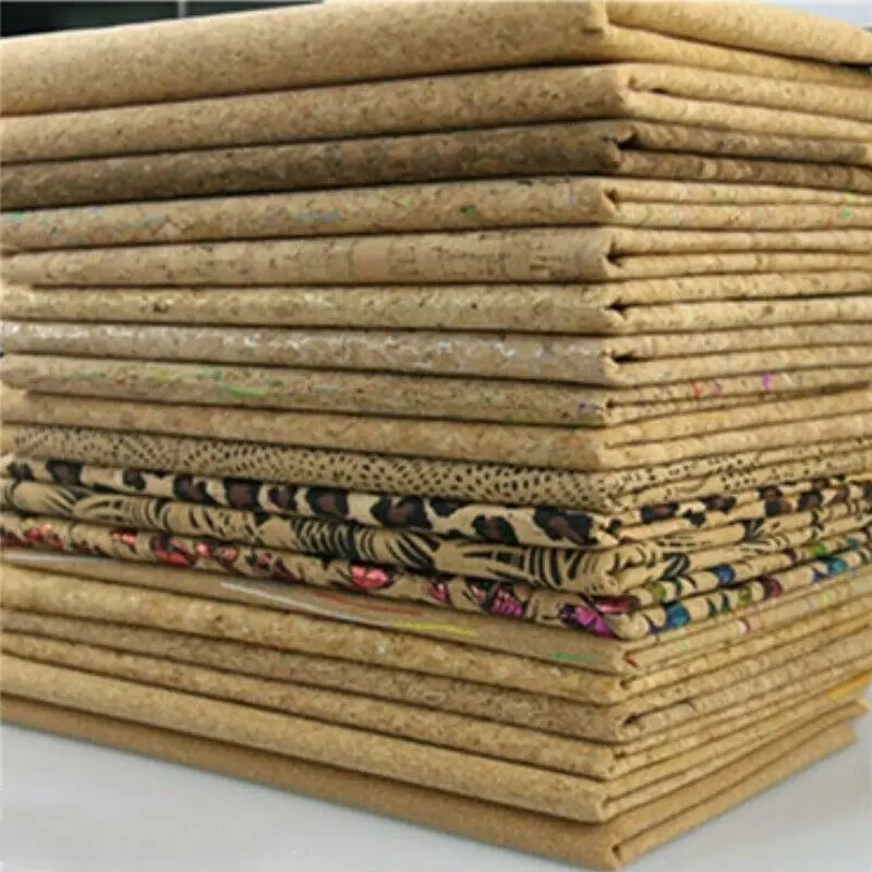 

100*138cm Cork Wood Eco Leather Special Fabric Wood Grain Decoration Fabric Luggage Handbag Shoes Furniture Sewing Diy Material