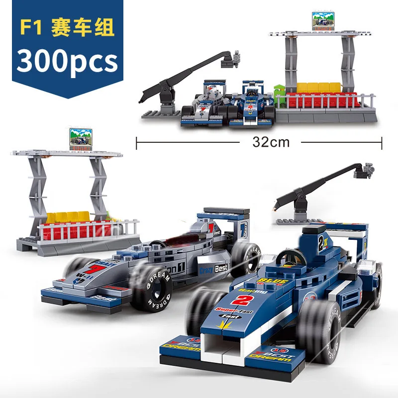 Уравнение скоростных чемпионов города Sluban 1 F1 автомобильный транспортер станция