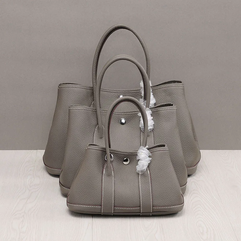 

Cow Leather Women's Totes Fashion Large Capacity Handbag Soft Luxury Handbags Genuine Leather Women Bags Designer Crossbody Bag