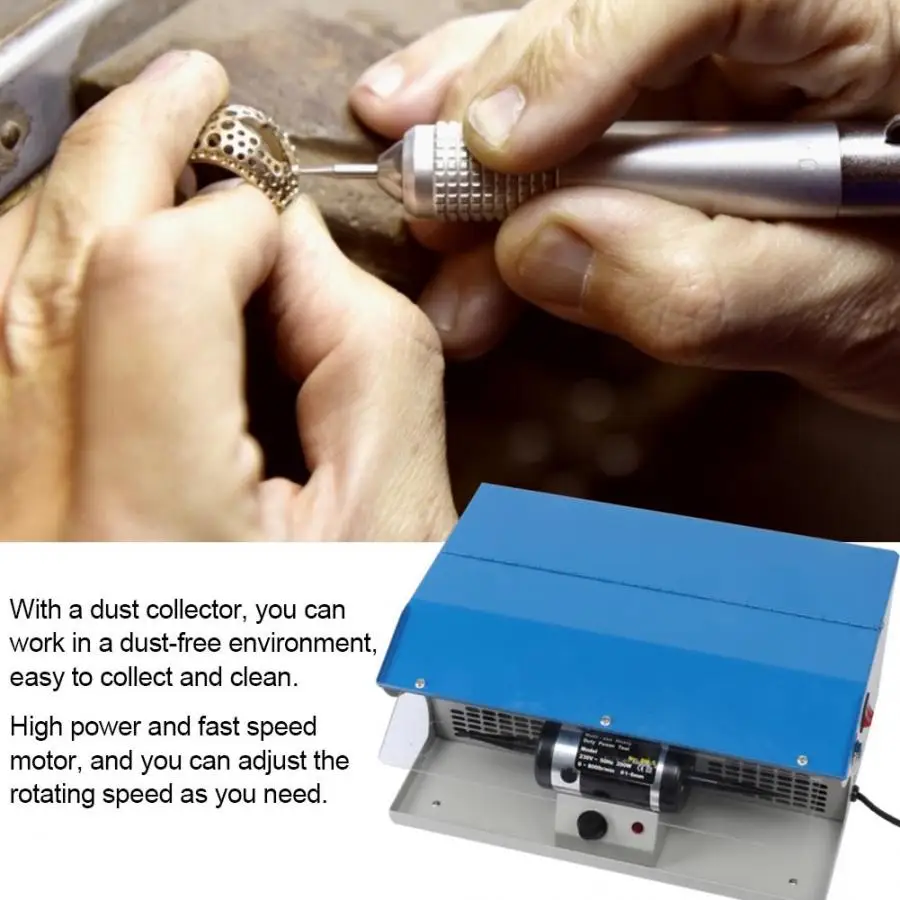 Полировальная полировальная машина с пылесборником полировщик для ювелирных