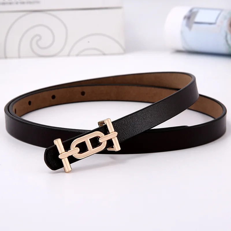 

NEW Women Genuine Leather Belts Alloy Buckle Wide1.5cm Belt Luxury Women Ladies Fashion Collocation Dress Jeans Waist Belts