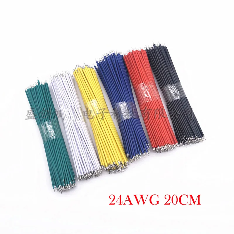 

100 шт., соединительная проволока 20 см, 24awg