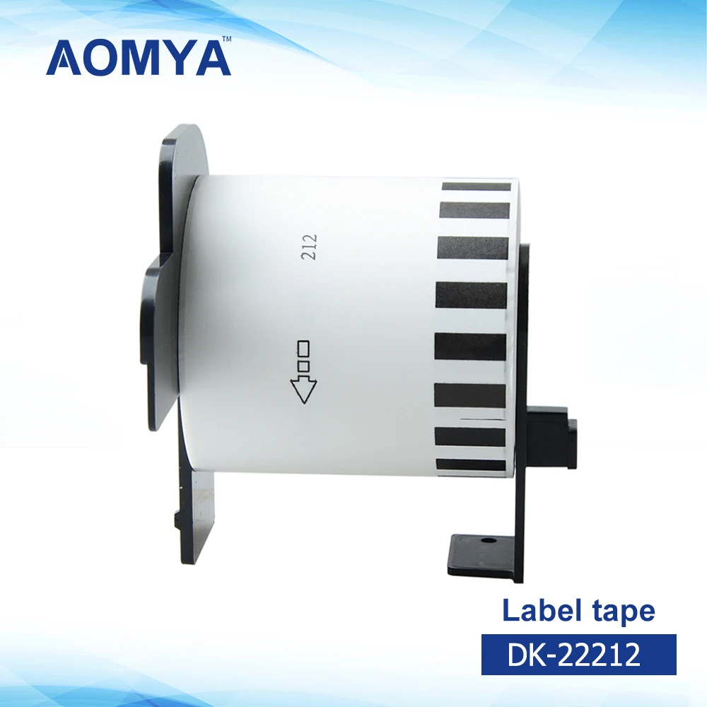AOMYA 1 рулон ярлыка ярлык 62 мм * 15 24 м непрерывная Совместимость с переводной