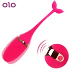 Вибратор OLO Kegel шар для упражнений, Стимулятор клитора, вибрирующее яйцо, Многоскоростной пульт дистанционного управления, вагинальный шар