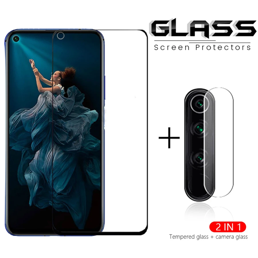Для Huawei Nova 5T закаленное стекло Honor X10 20 Pro Защитная пленка для экрана Full Camera Len Nova5T V30