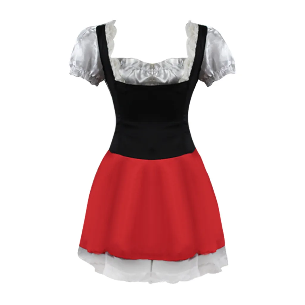 Женский сексуальный костюм горничной ведьмы на Рождество и Хэллоуин женская