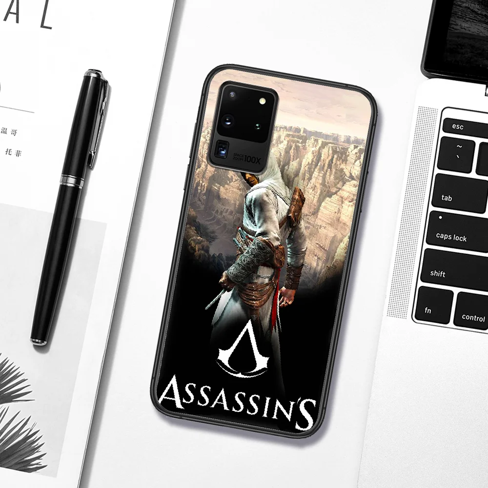 

Assassins Game Act Creed Phone Case For Samsung Galaxy S 6 7 8 9 10 E 20 UITRA FE 21 Edge Note 8 9 10 Plus black Shell Soft