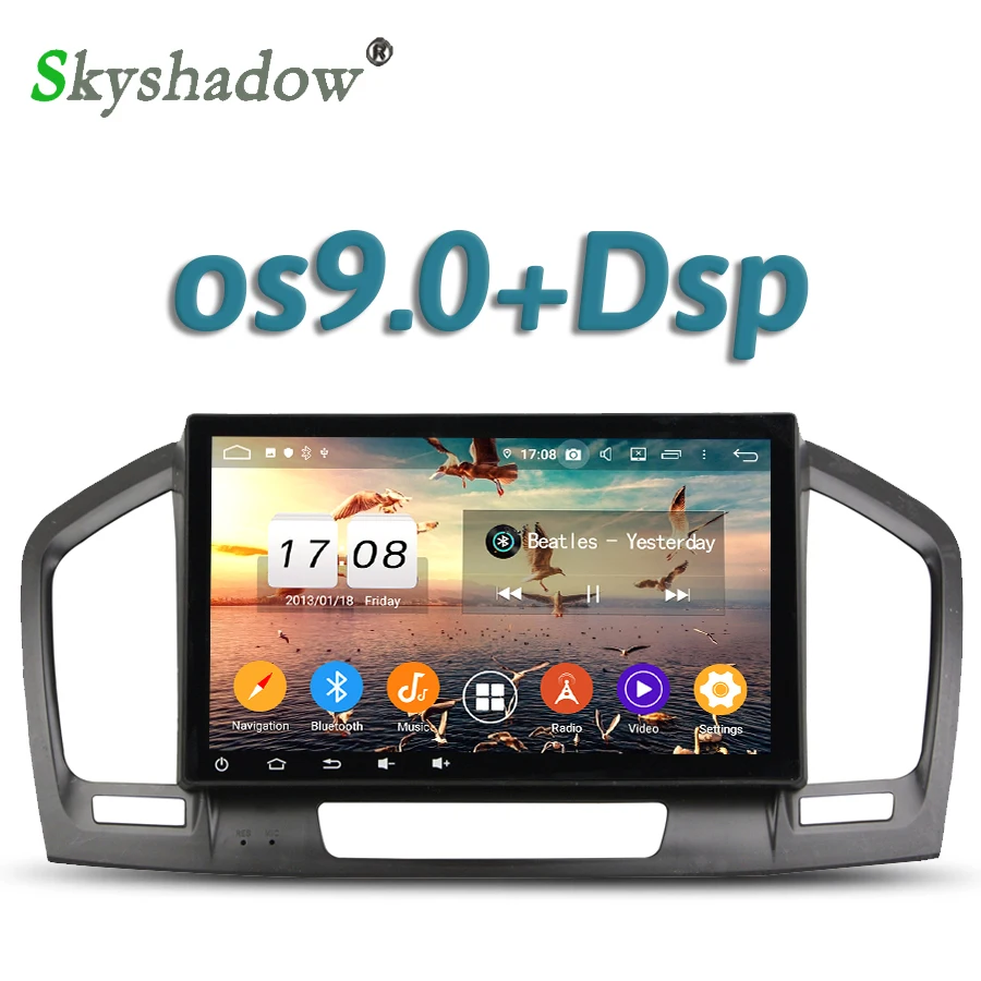 720P Автомобильный DVD-плеер IPS 9 &quotAndroid 11 0 Восьмиядерный 4 Гб ОЗУ 32 GPS RDS радио wifi Bluetooth