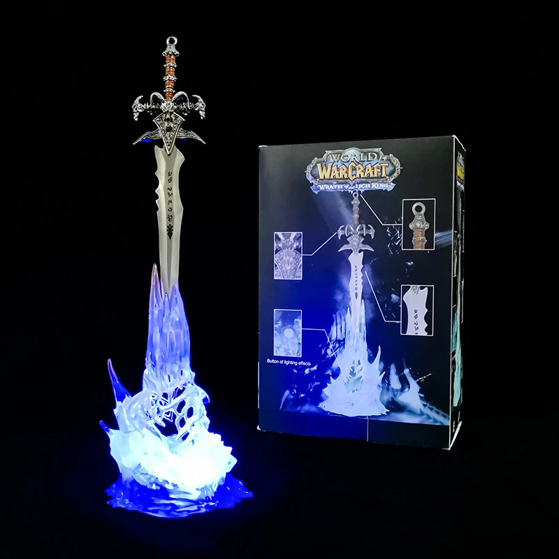 Вау Артас менетил оружие фройскорна меч с подсветкой Figma Starz игра аниме ПВХ