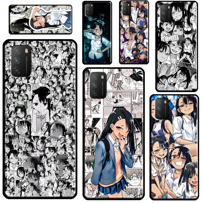 Nagatoro San Anime For POCO X3 Pro X3 GT F1 F3 M3 M4 X4 Pro Case For Xiaomi Mi 11T 12 Pro Mi 11 Lite Cover
