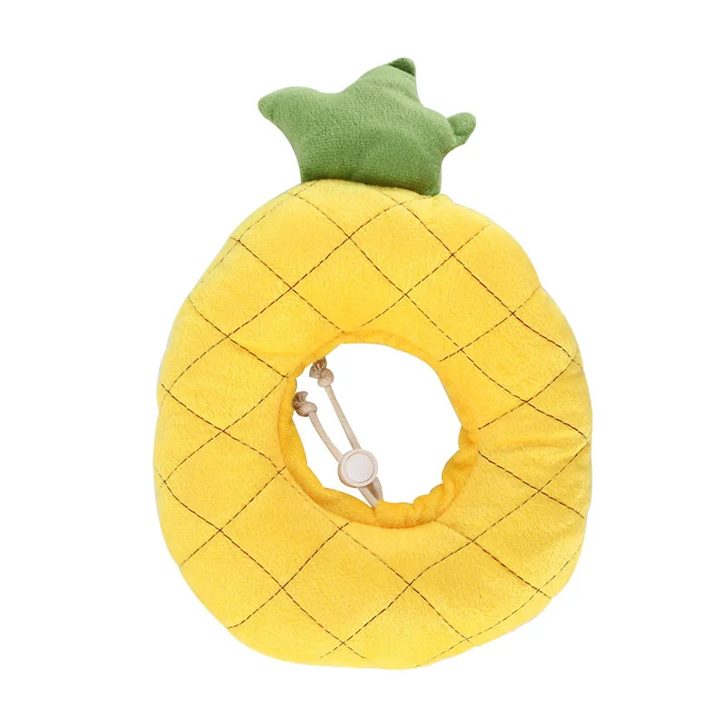 

Pet Elizabeth Circle Collar Anti-Bite Cat Wound Healing Anti-scratch Cartoon Fruit Protective Puppy Cotton Recovery Collar