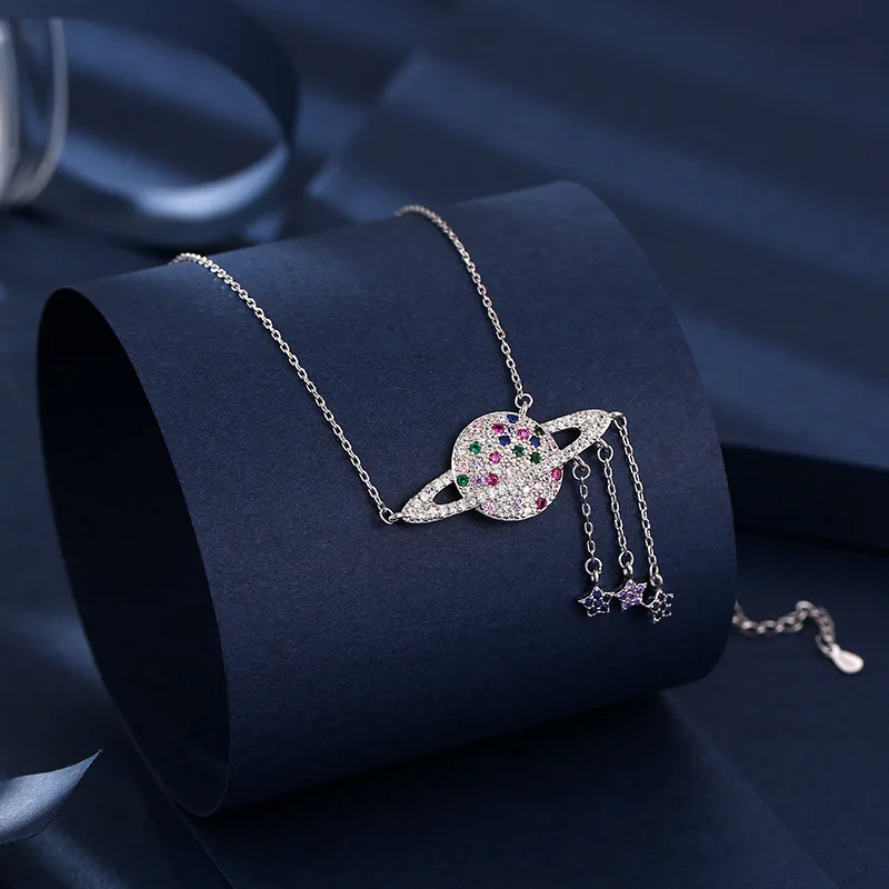 Brillian новинка 2020 года Корея аазер звезда кисточка женское ожерелье подвеска