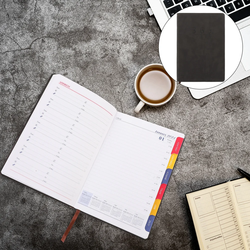 

2021 Schedule Book Daily Planning Book Portable Schedule Notebook Planner