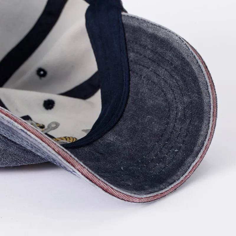 

2012 European And American Baseball Caps Washed Denim Hats Men And Women Retro Caps Baseball Equipment