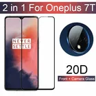 Закаленное стекло 2 в 1 для Oneplus 7 T, защита для объектива камеры Oneplus 7 T, Защитная пленка для экрана камеры 1 + 7 T 6,55 дюйма