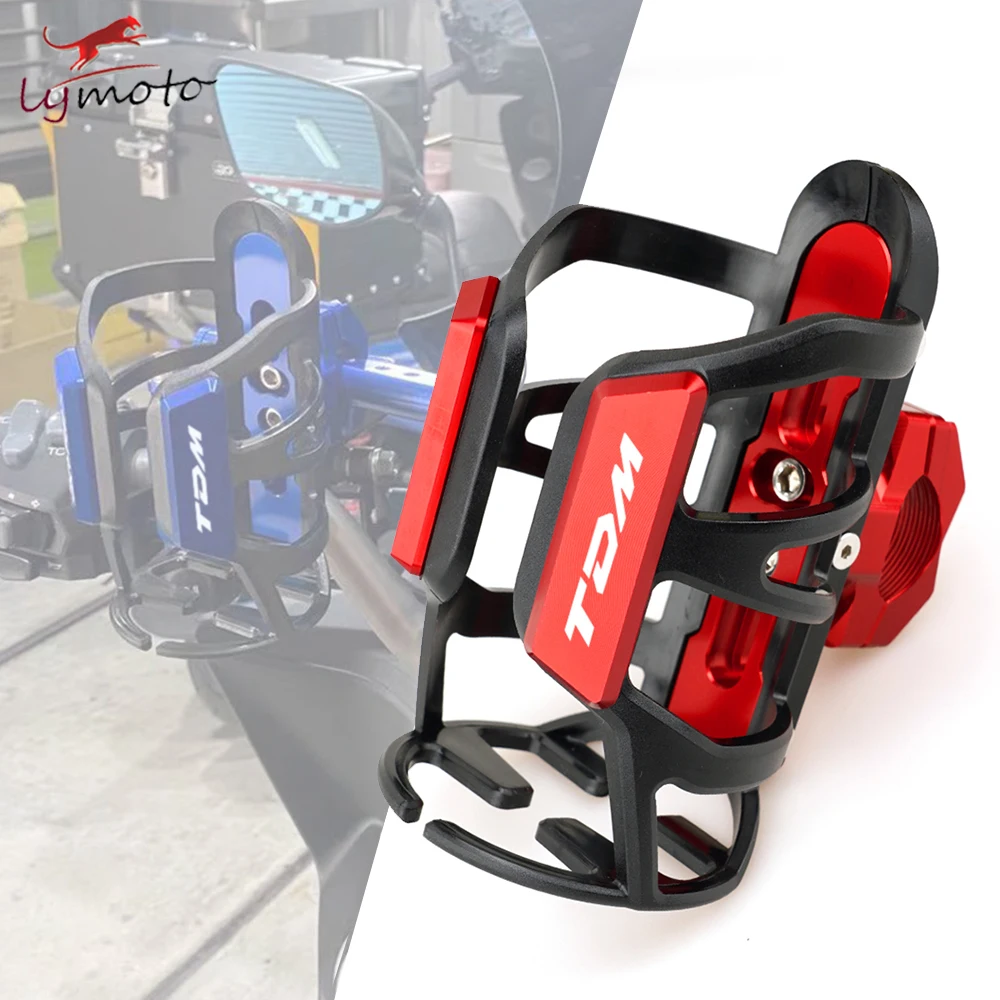 

Drink Cup Holder Mount For YAMAHA TDM850 TDM900 TDM 850 900 Motorcycle Accessorie Holder CNC Aluminum Beverage Water Bottle Cage