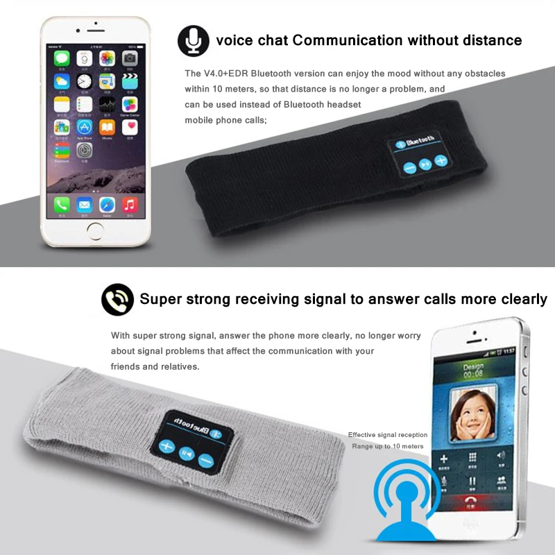 Новинка 2020 Bluetooth hi fi музыкальный плеер повязка на голову для музыки спортивные