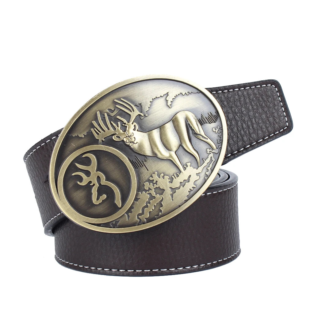

Western Cowboy Belt Leather Durable Casual Jean Suit Waistband For Men Women