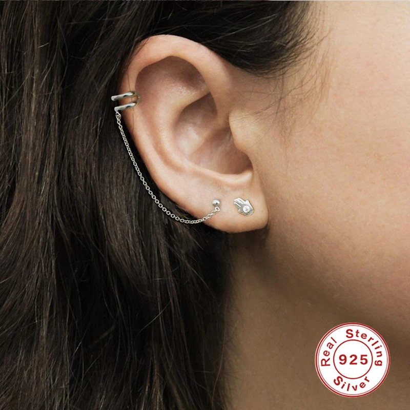 Минималистичные серьги в горошек ROXI 2020 длинные женские серьги-цепочки