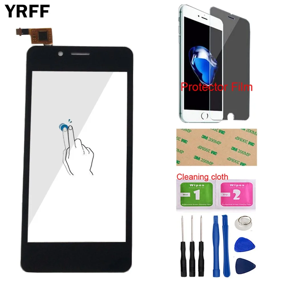 

Touch Screen Panel For Fly FS458 Stratus 7 Touch Screen Digitizer Touch Panel Front Glass Mobile Part Protector Film Tools