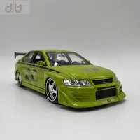 jada 124 diecast car model toy mitsubishi lancer evolution miniature vehicle replica for collection