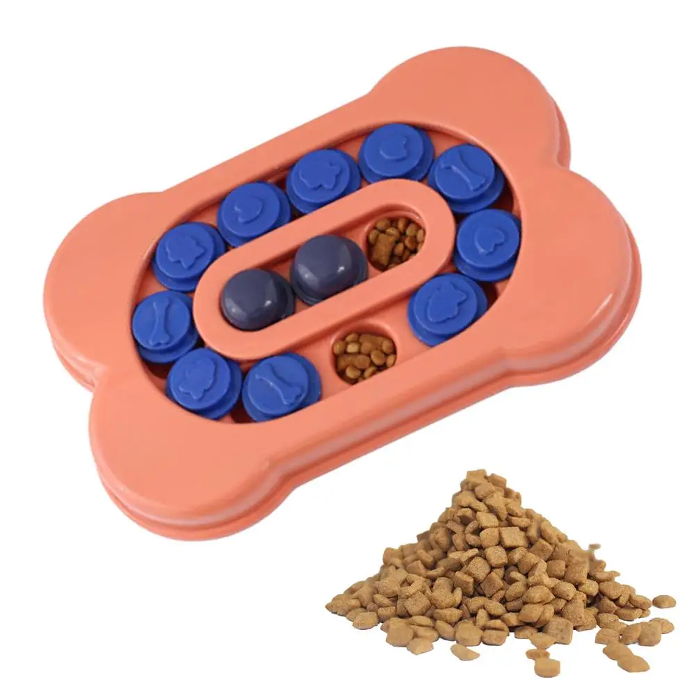 

Dog Puzzle Toys Bite-Resistant Anti-Slip Slow Eating Dog Food Bowl Toys Dog Enrichment Toy Gifts For Puppy Treat Dispensing