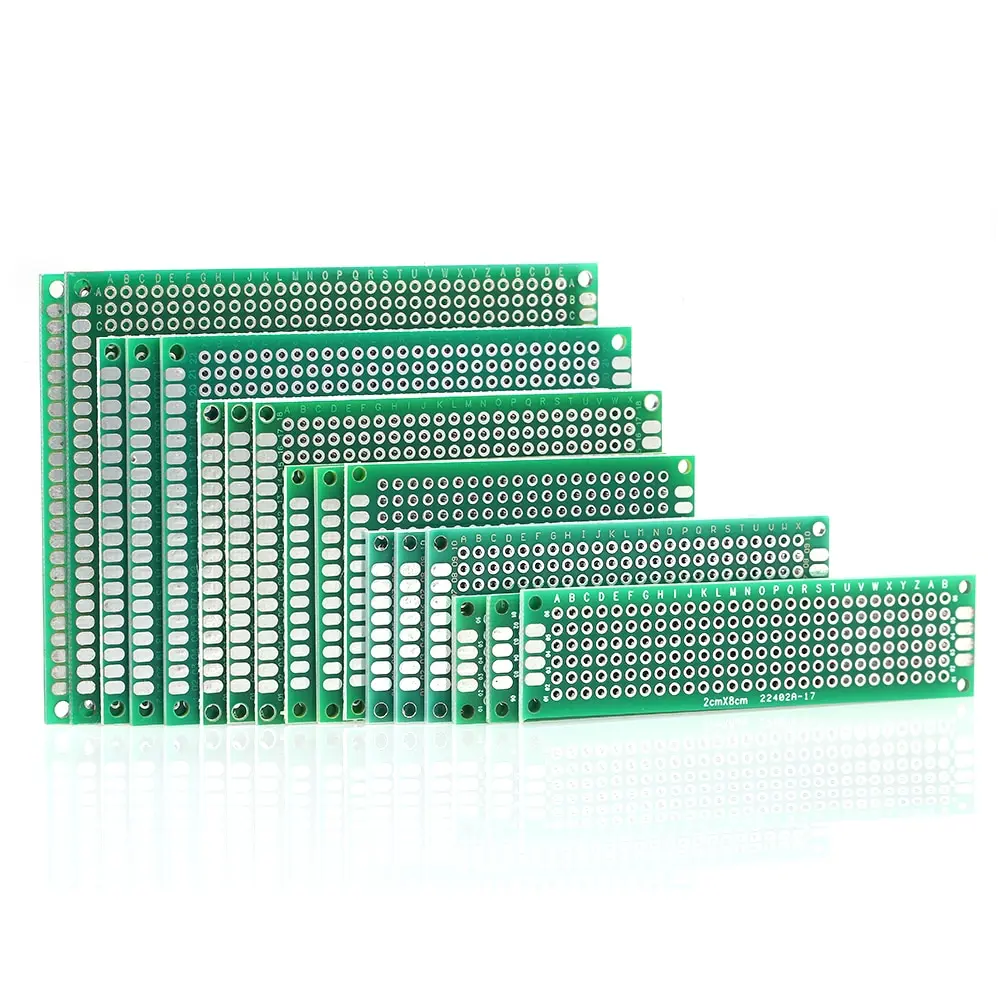 17 шт. двухсторонняя печатная плата Прототип Комплект универсальная для DIY пайки и