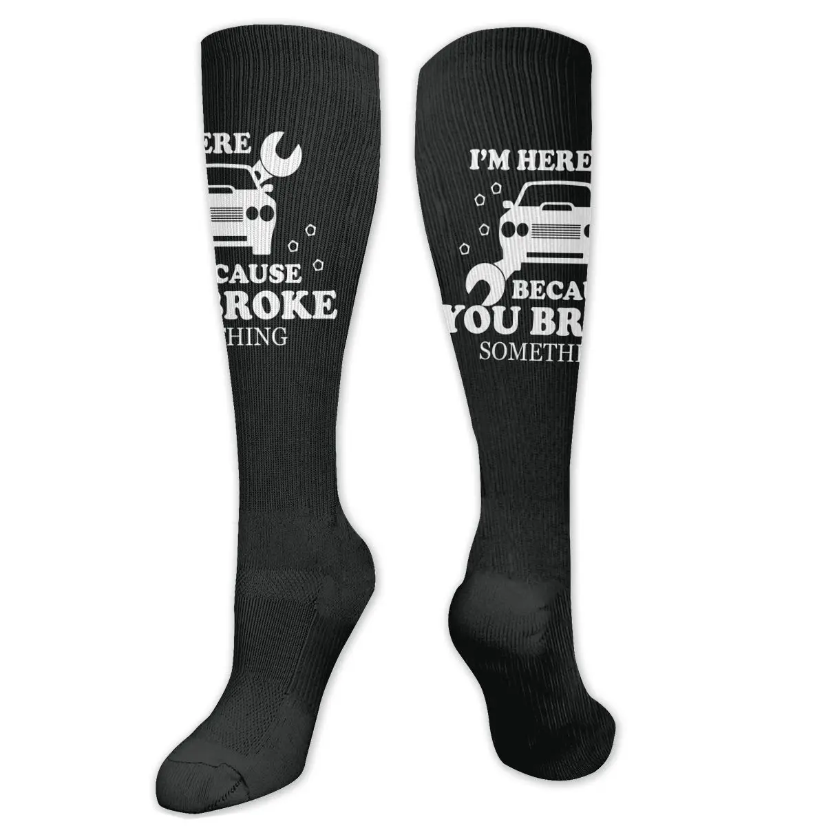 

Механические механические Компрессионные носки для женщин и мужчин, ширина икры для медсестер, бегущих атлетиков