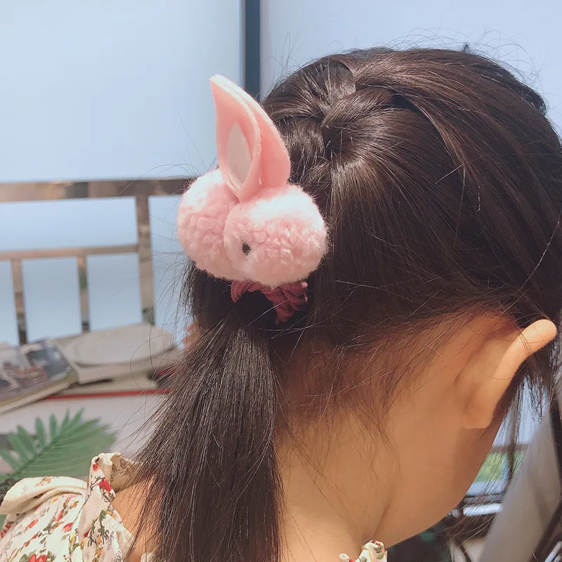 M MISM New 3D Plush Dog Bunny Rabbit Ears Cute Cartoon Animals Hair Bands Headband for Children Girls Clip Accessories | Детская одежда