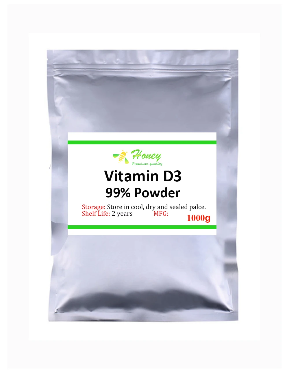 

High quality 99% pure vitamin D3 powder VD3, promote growth and bone calcification, firm teeth