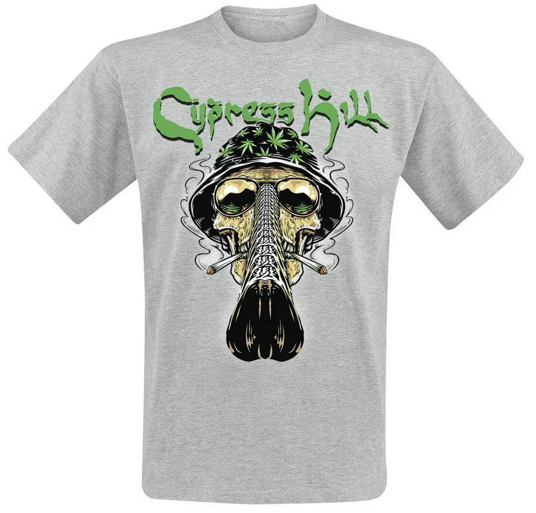 

Cypress Hill Fear & Loathing Tops Tee T Shirt Mottled Grey Fashion Classic T-Shirt