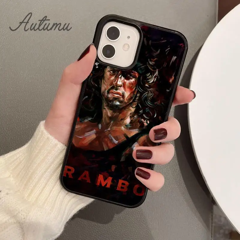Первый кровь Джон дж. Чехол Rambo для телефона iPhone 11 12 13 14 Pro Max mini XR XS SE 2020 6S 7 8 Plus Samsung
