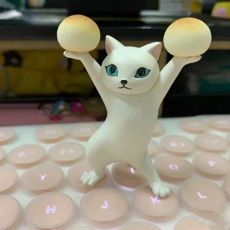 

Mini Ornament Office Storage Pen Holder Stand For Pens Cat Cute Desk Accessories Organizer Funny Penholder Student Stationery