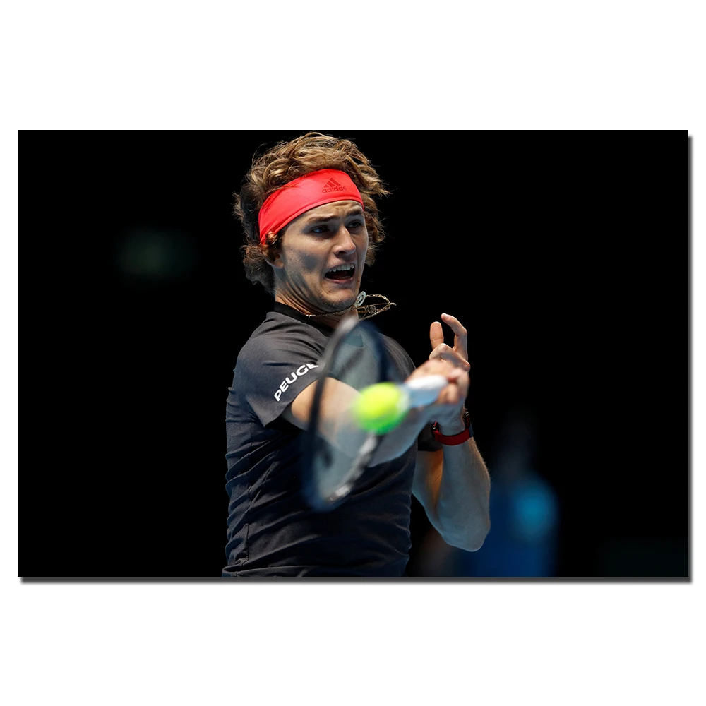 1 шт. Картина на холсте Александр Зверев Теннисный плеер HD постеры и принты